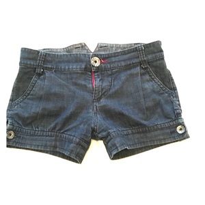 Miss Sixty Button Puffer Denim Short
